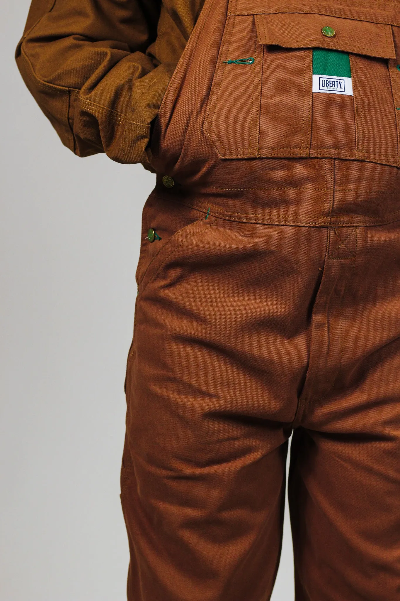 Pecan Brown Liberty Mens Overalls