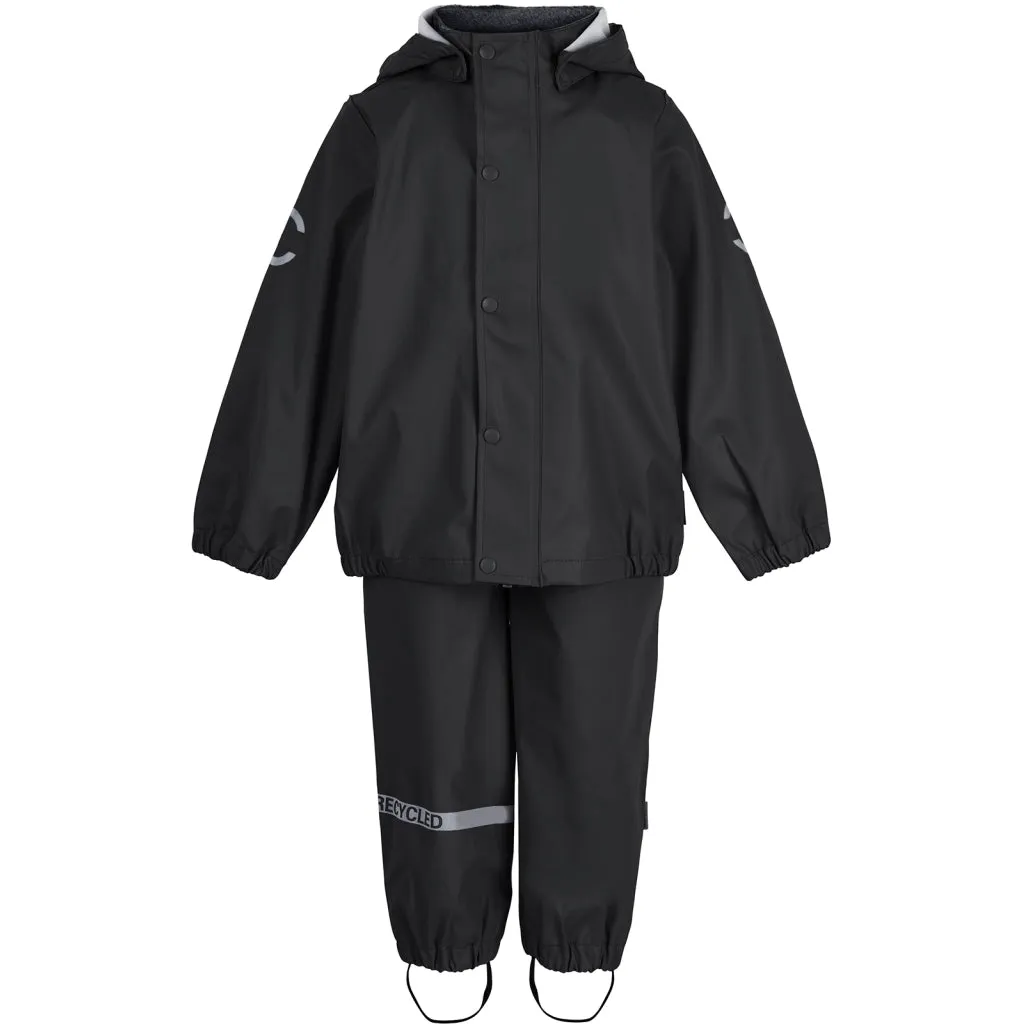 PU Rainwear (Overalls) - Black