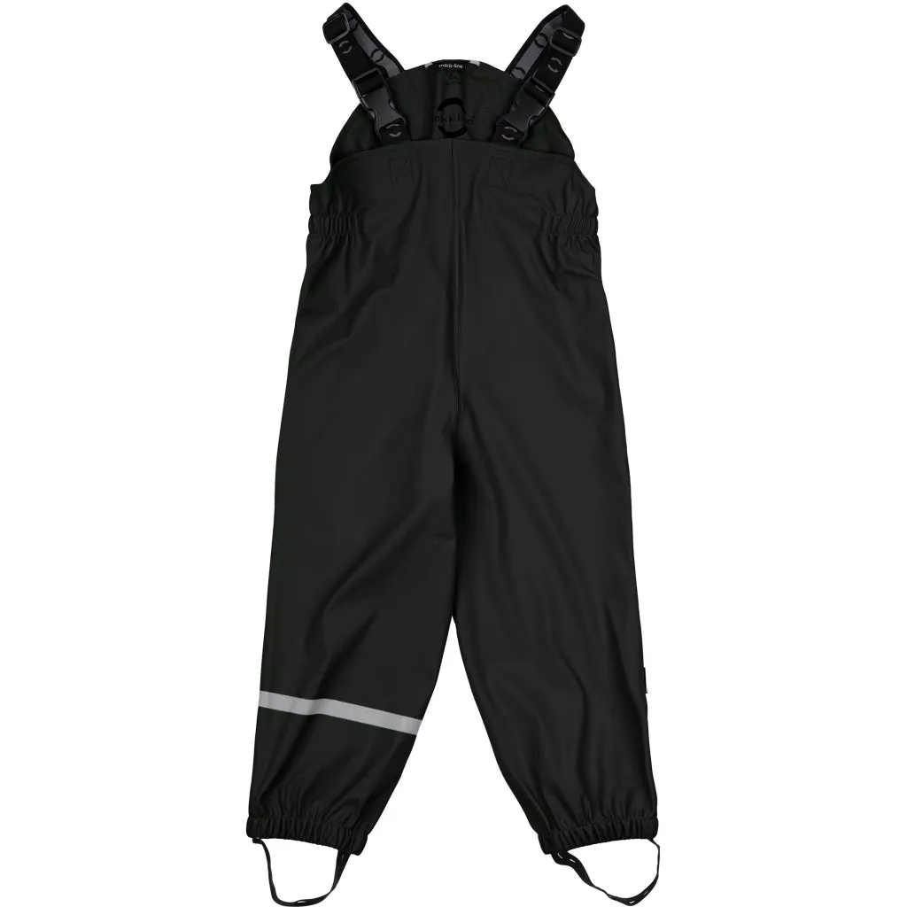 PU Rainwear (Overalls) - Black