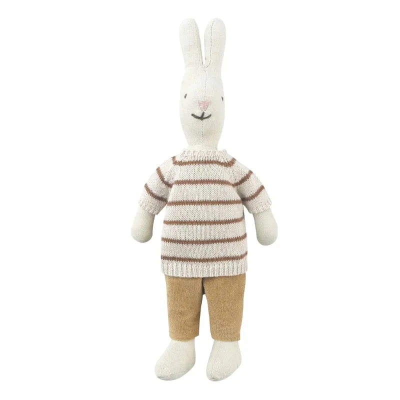 "Snuggle Bunny" Knitted Cotton Plush Toy