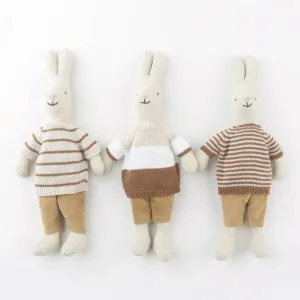 "Snuggle Bunny" Knitted Cotton Plush Toy