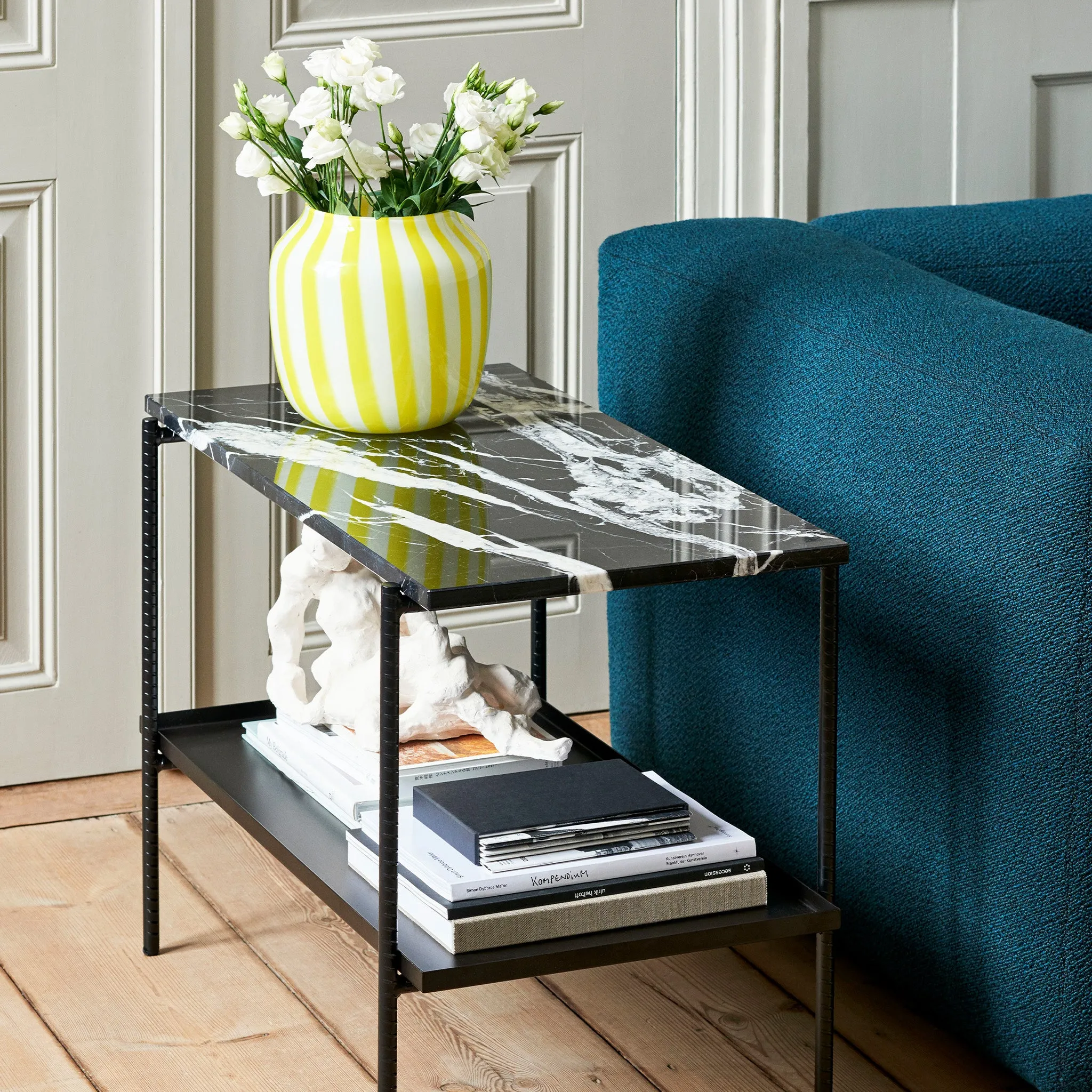 Rebar Side Table Rectangular by Hay