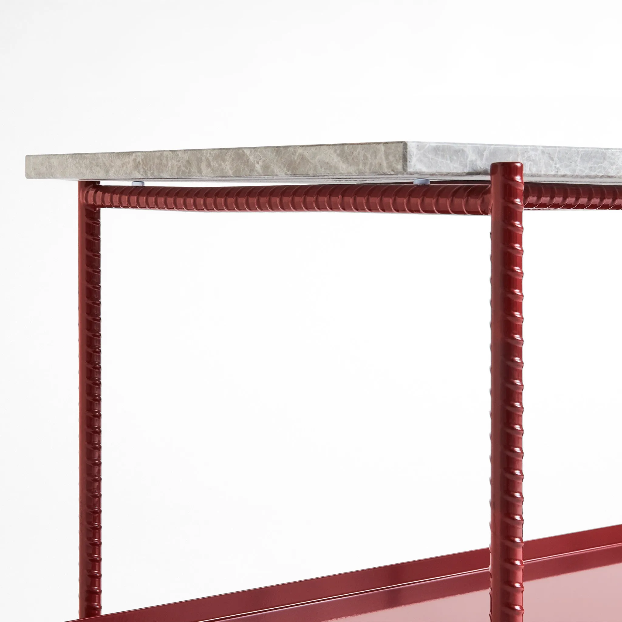 Rebar Side Table Rectangular by Hay