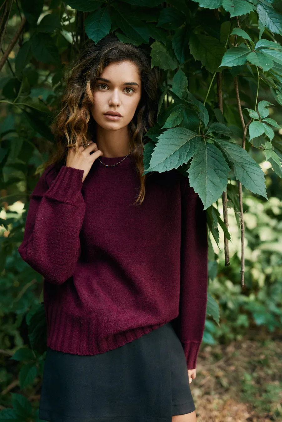 Red sweater