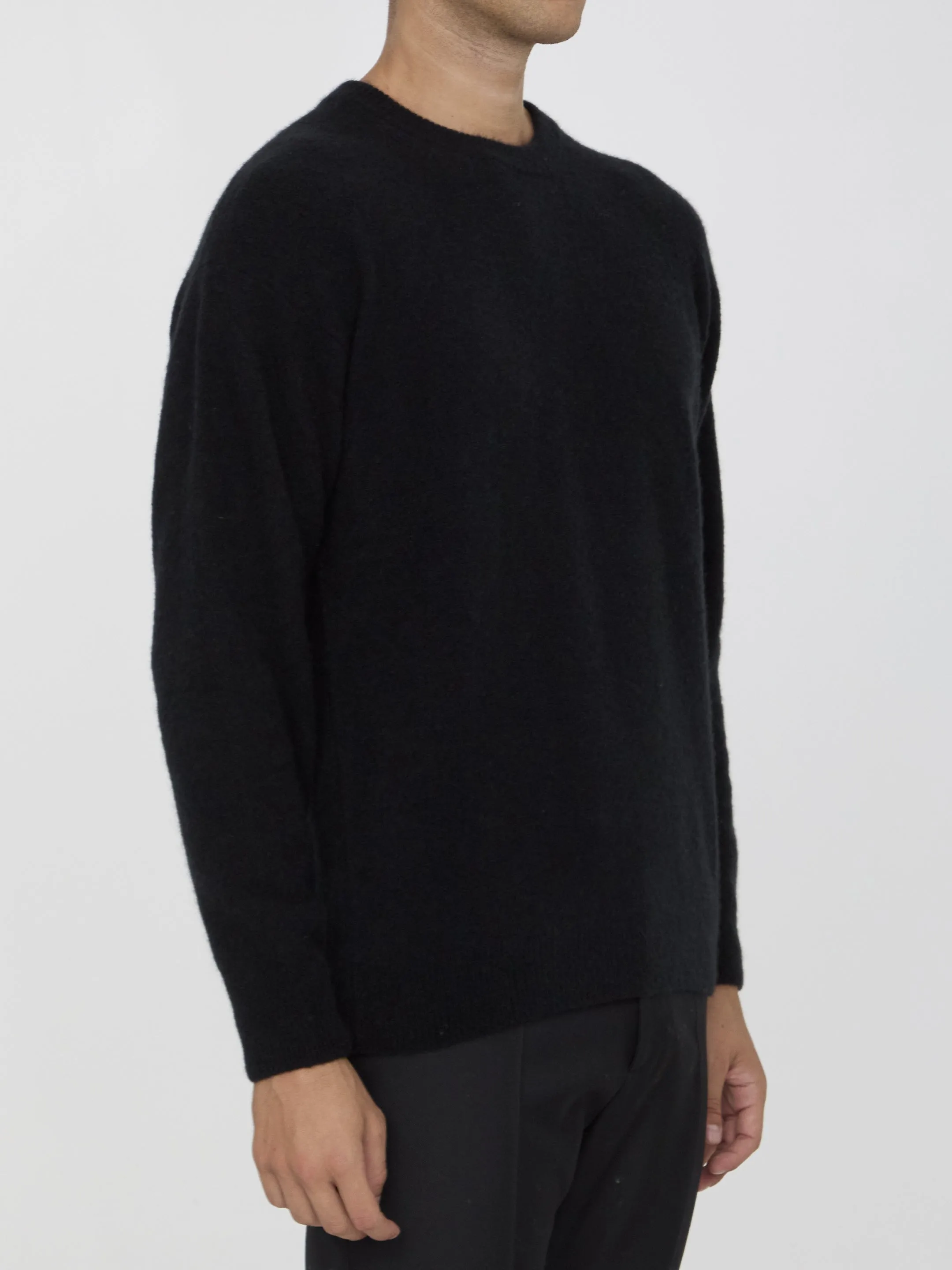 Roberto Collina Black Cashmere Sweater