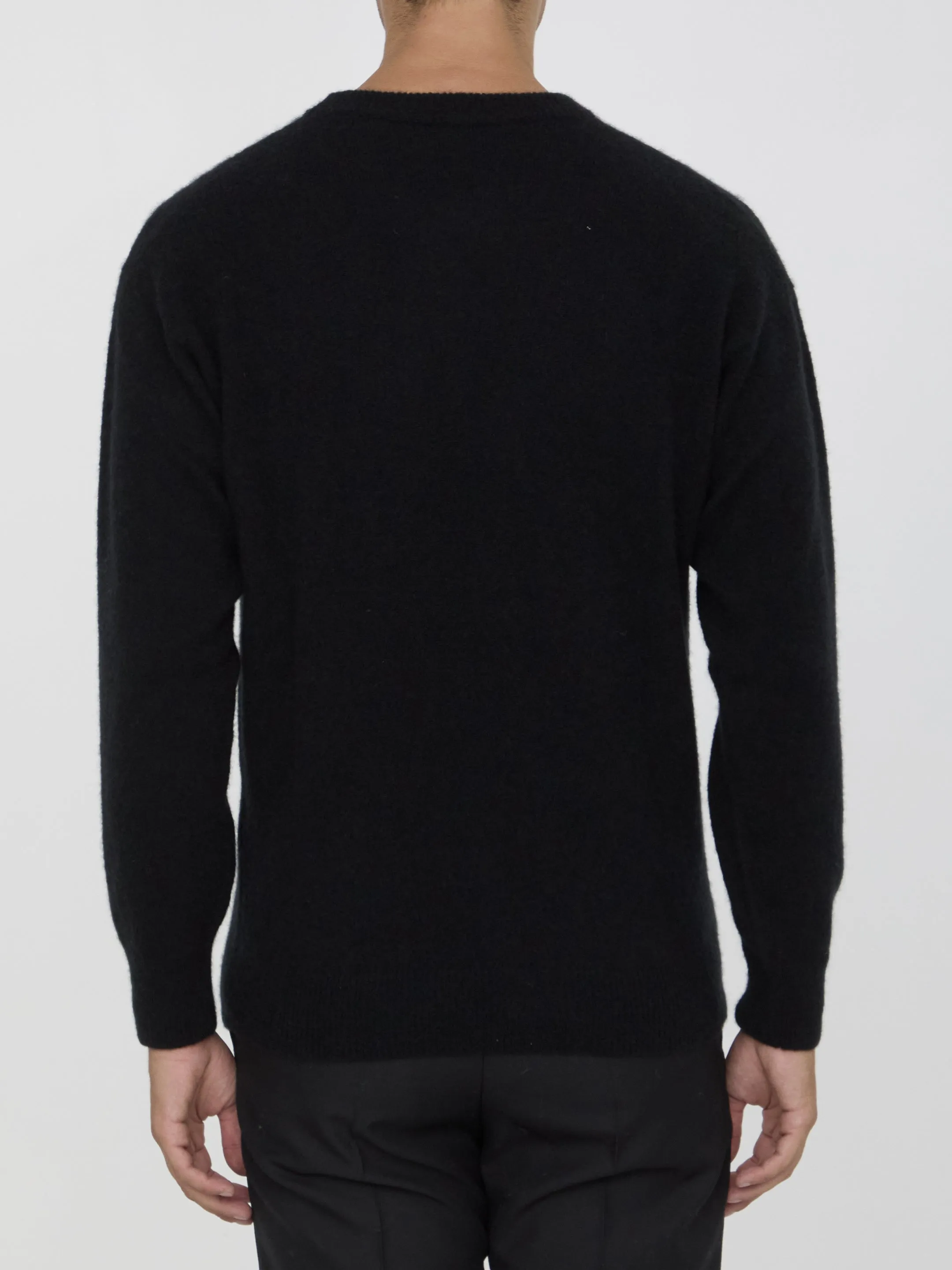 Roberto Collina Black Cashmere Sweater