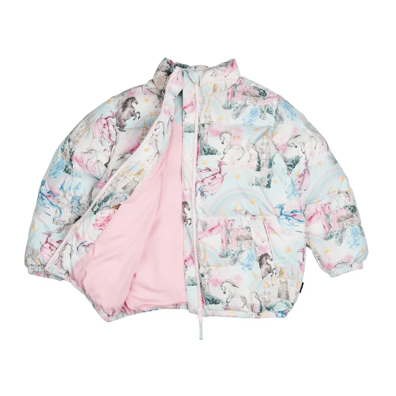 Rock Your Kid Fairy Tales Puff Padded Jacket With Lining