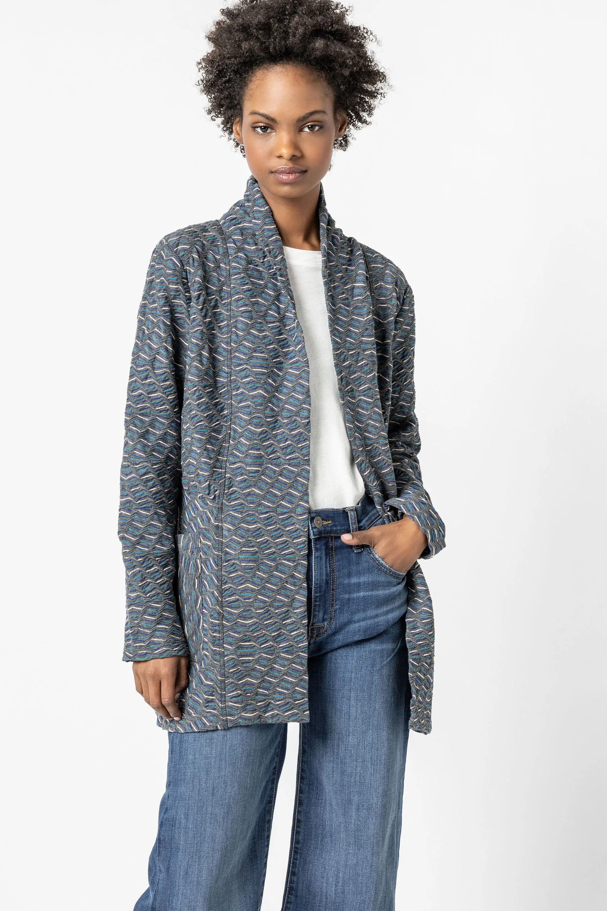 Skylar Weave Cardigan Jacket