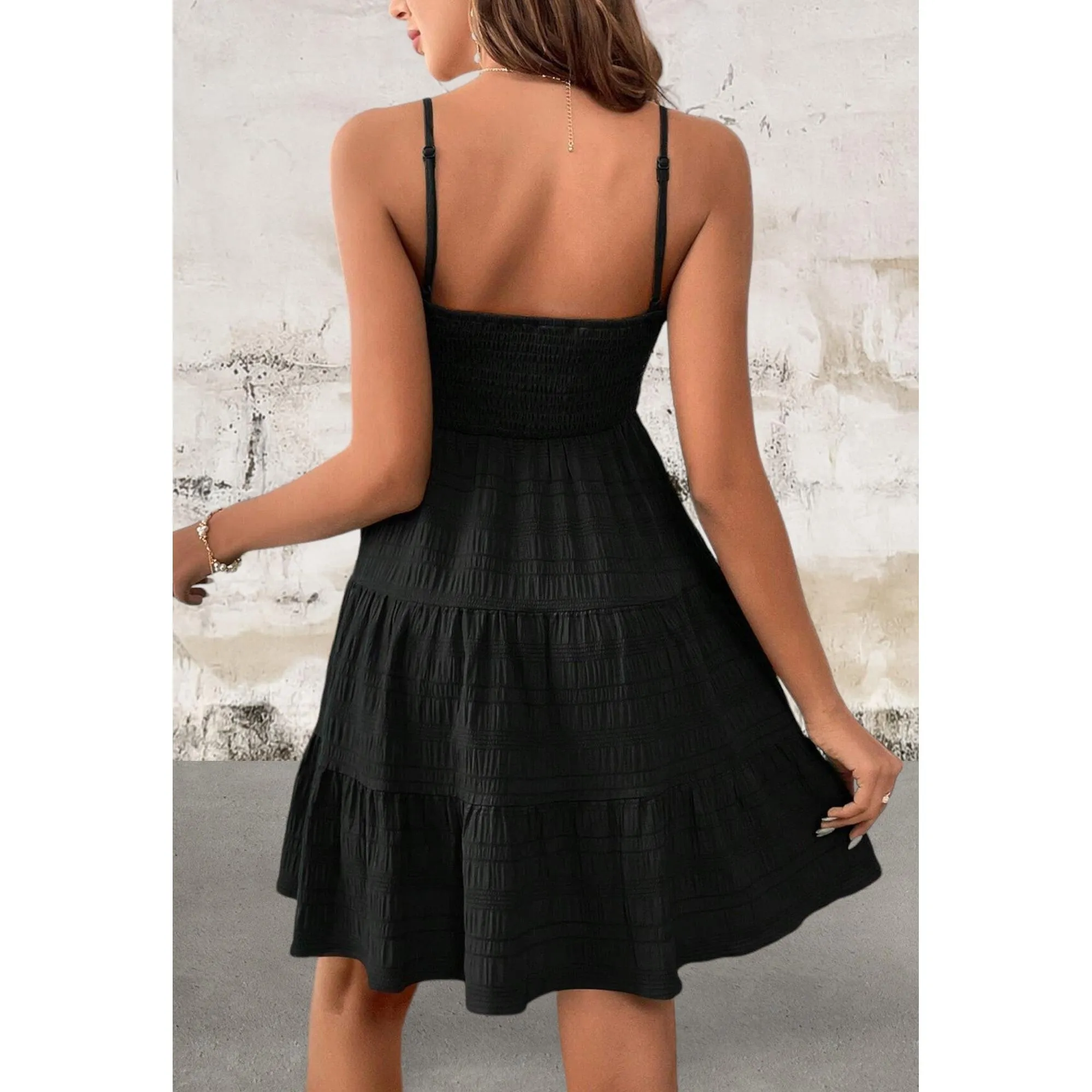 Spaghetti Strap Skater Dress