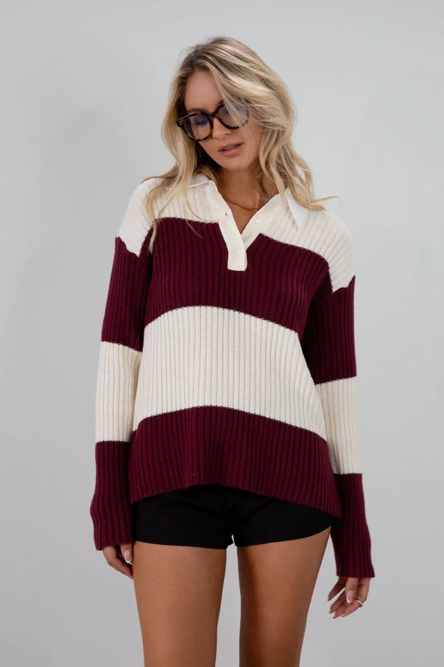 Stripes And Comfort Sweater