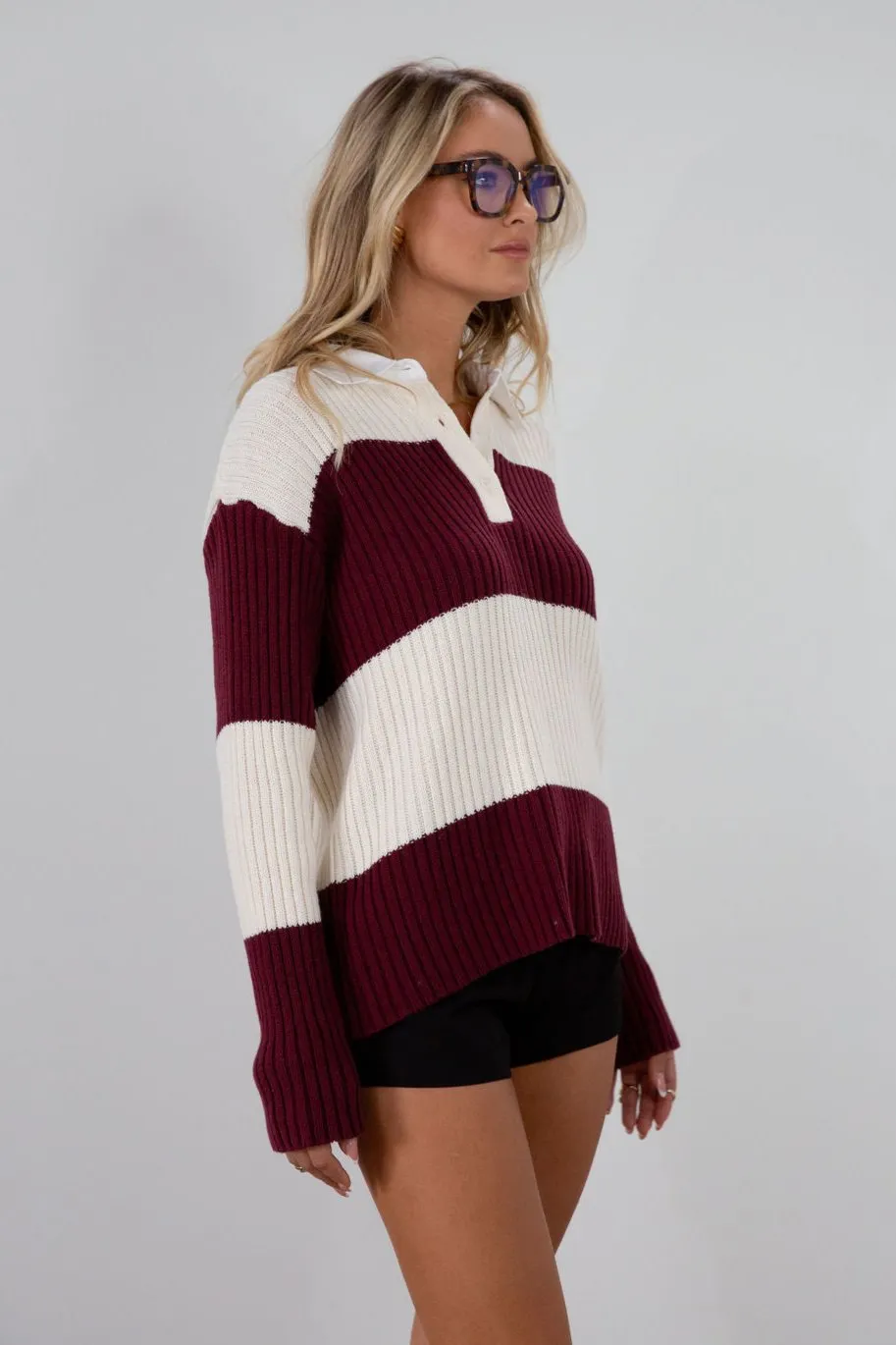 Stripes And Comfort Sweater