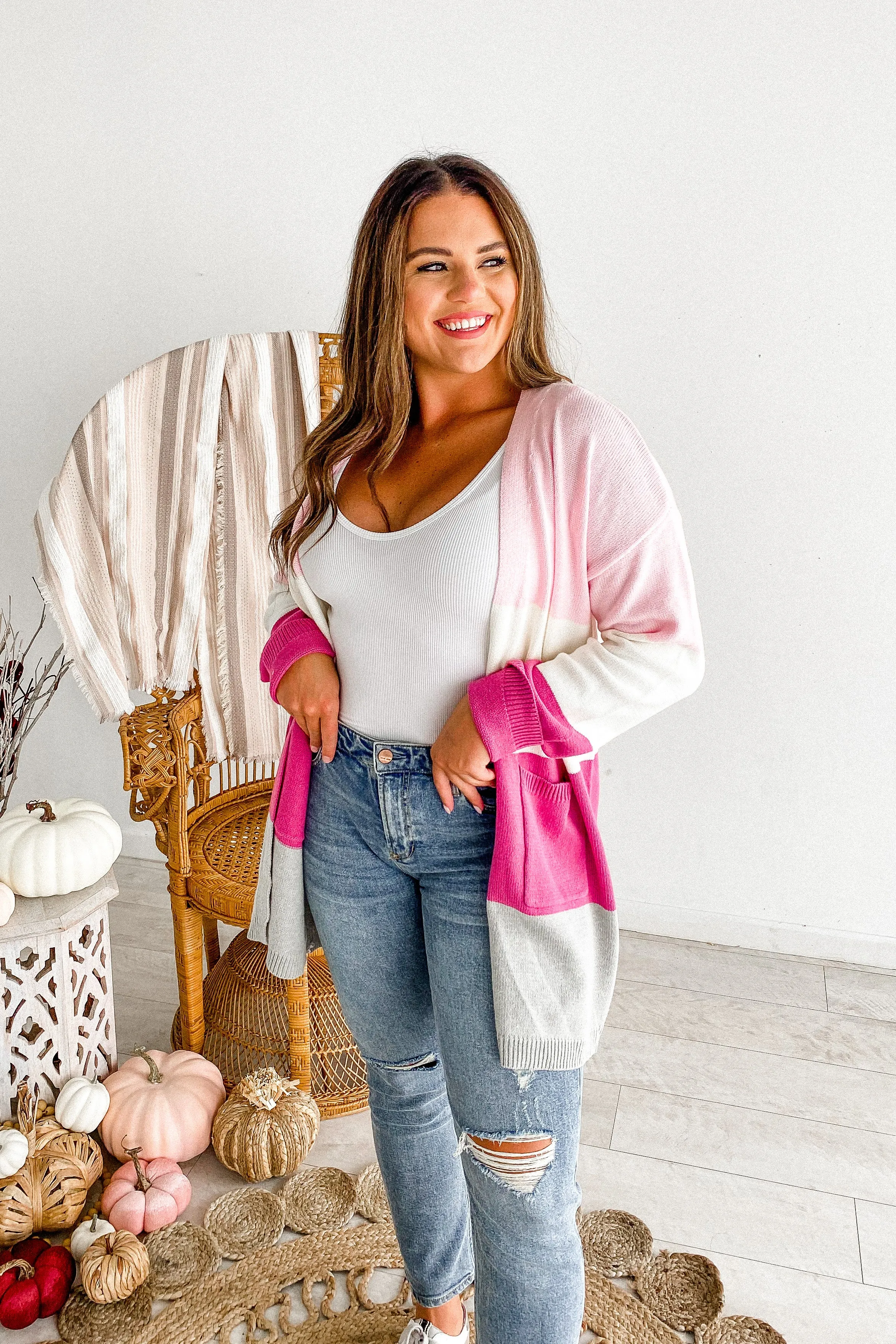 Sweet Talk Pink Cardigan