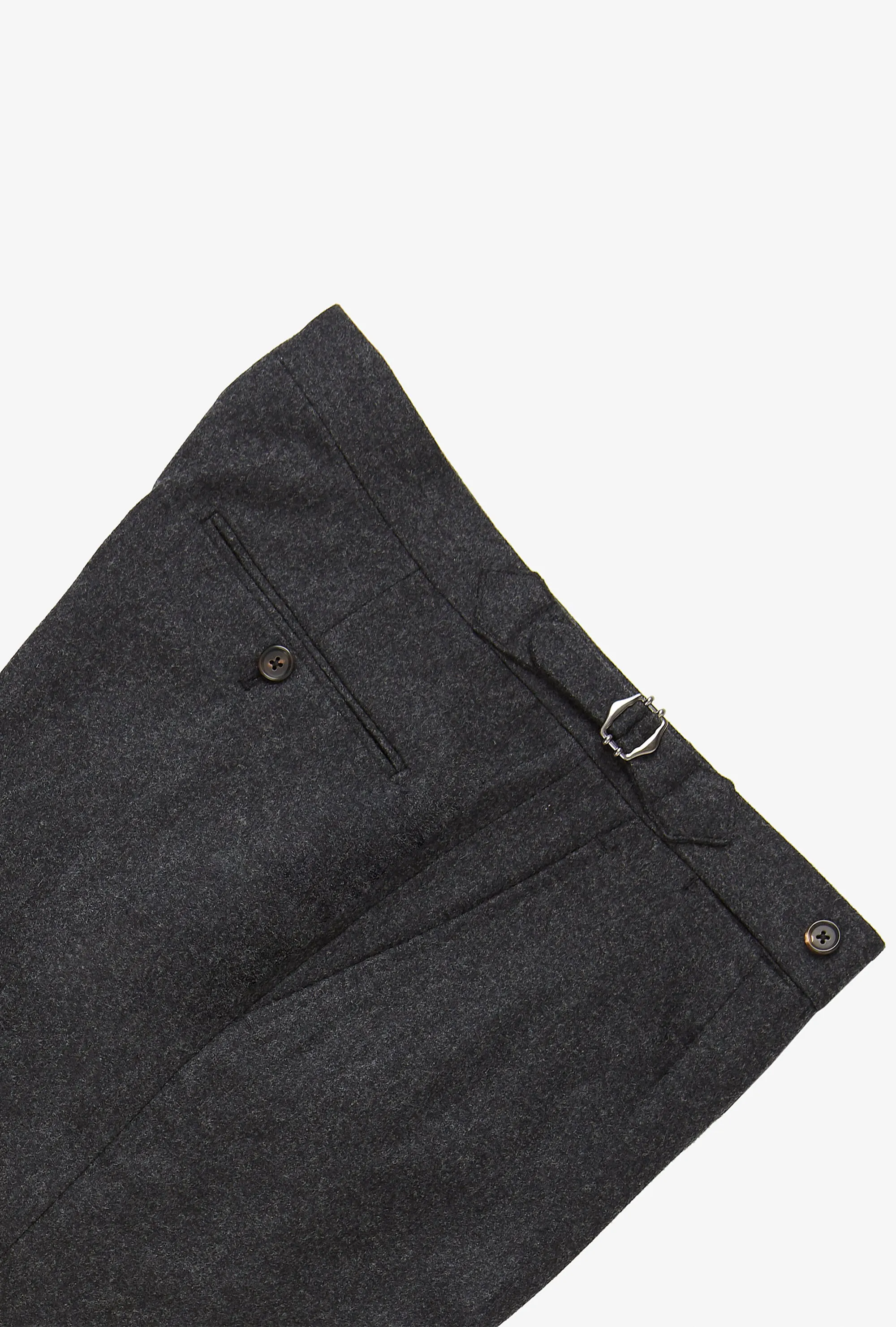 Tailored Trouser Charcoal Flannel