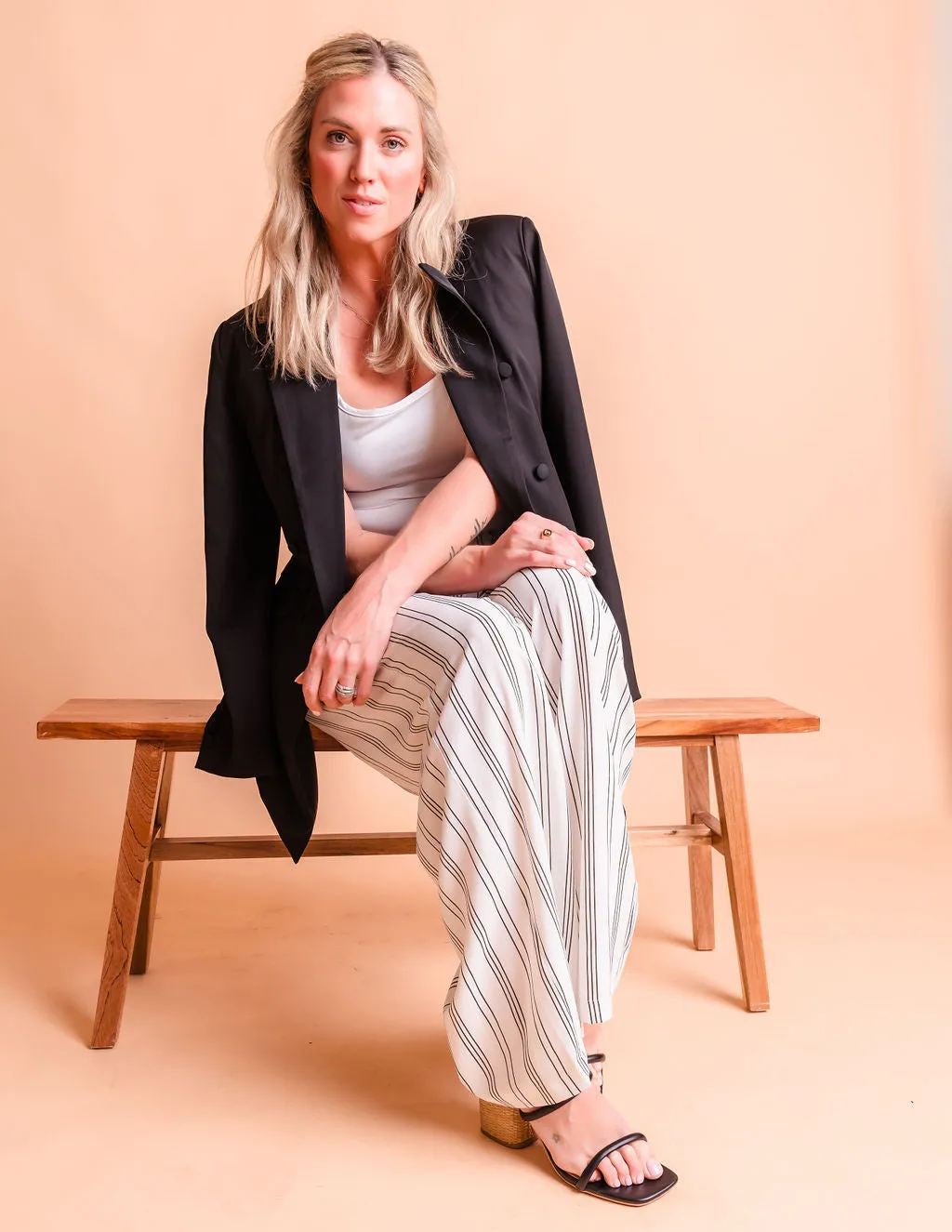 Tall Yacht Pants-Striped