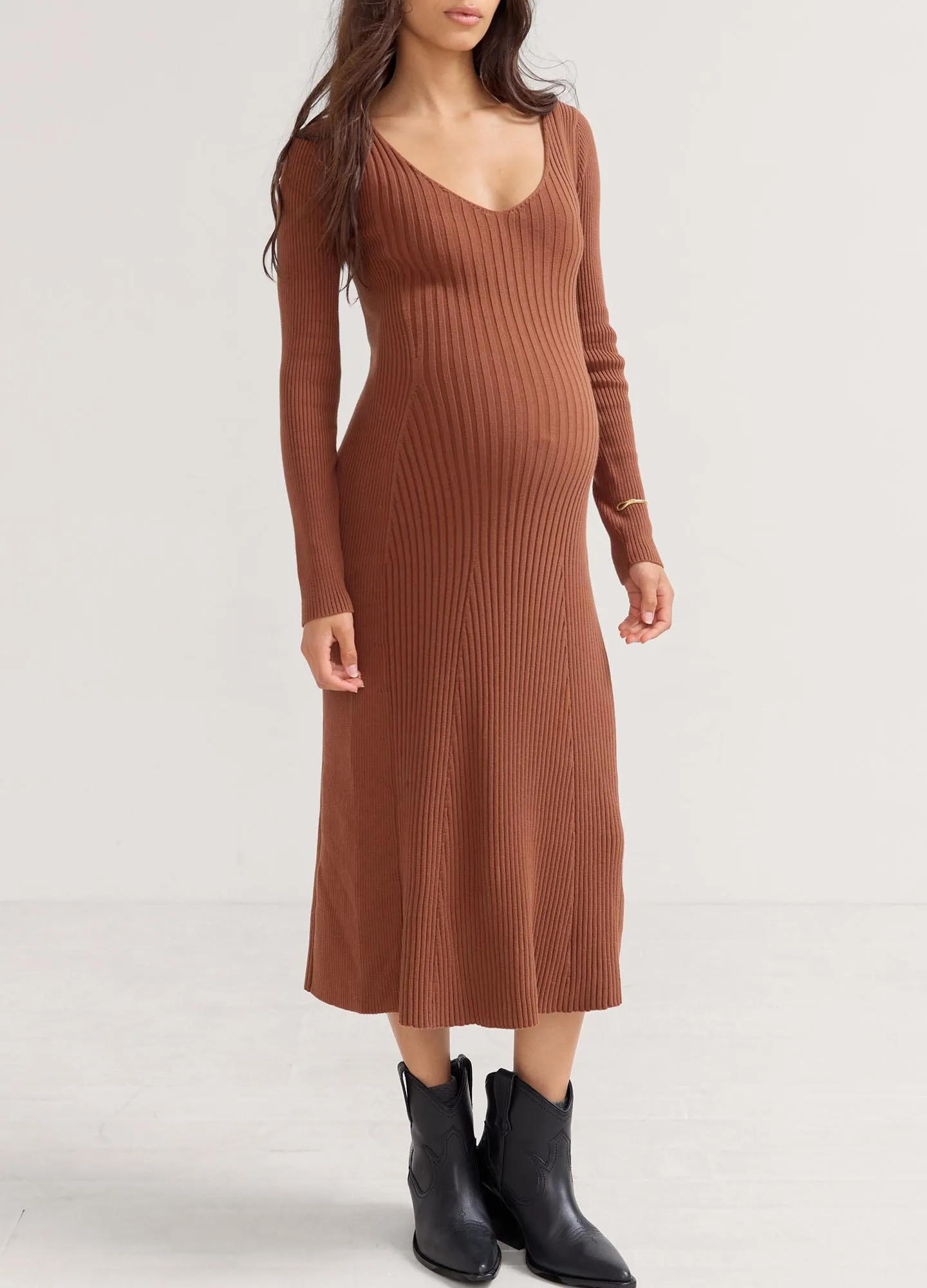 The Dasha Rib Knit Dress