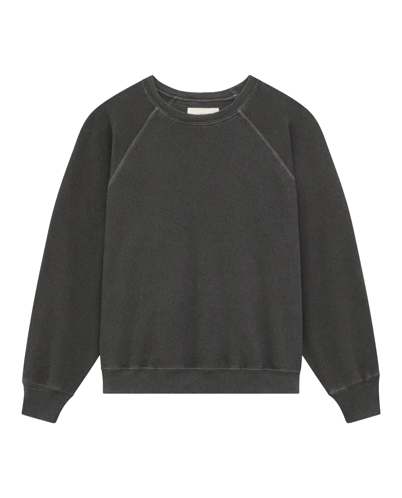 The Shrunken Sweatshirt. -- WASHED BLACK