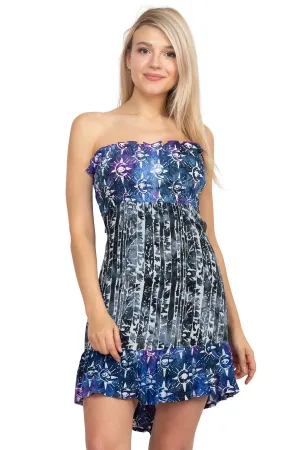 Tie-dye Bandeau Dress