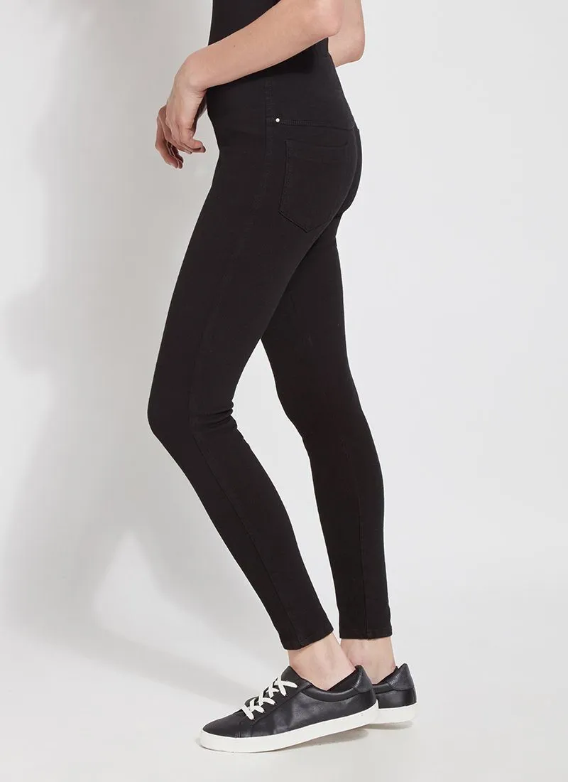 Toothpick Denim Legging, Black