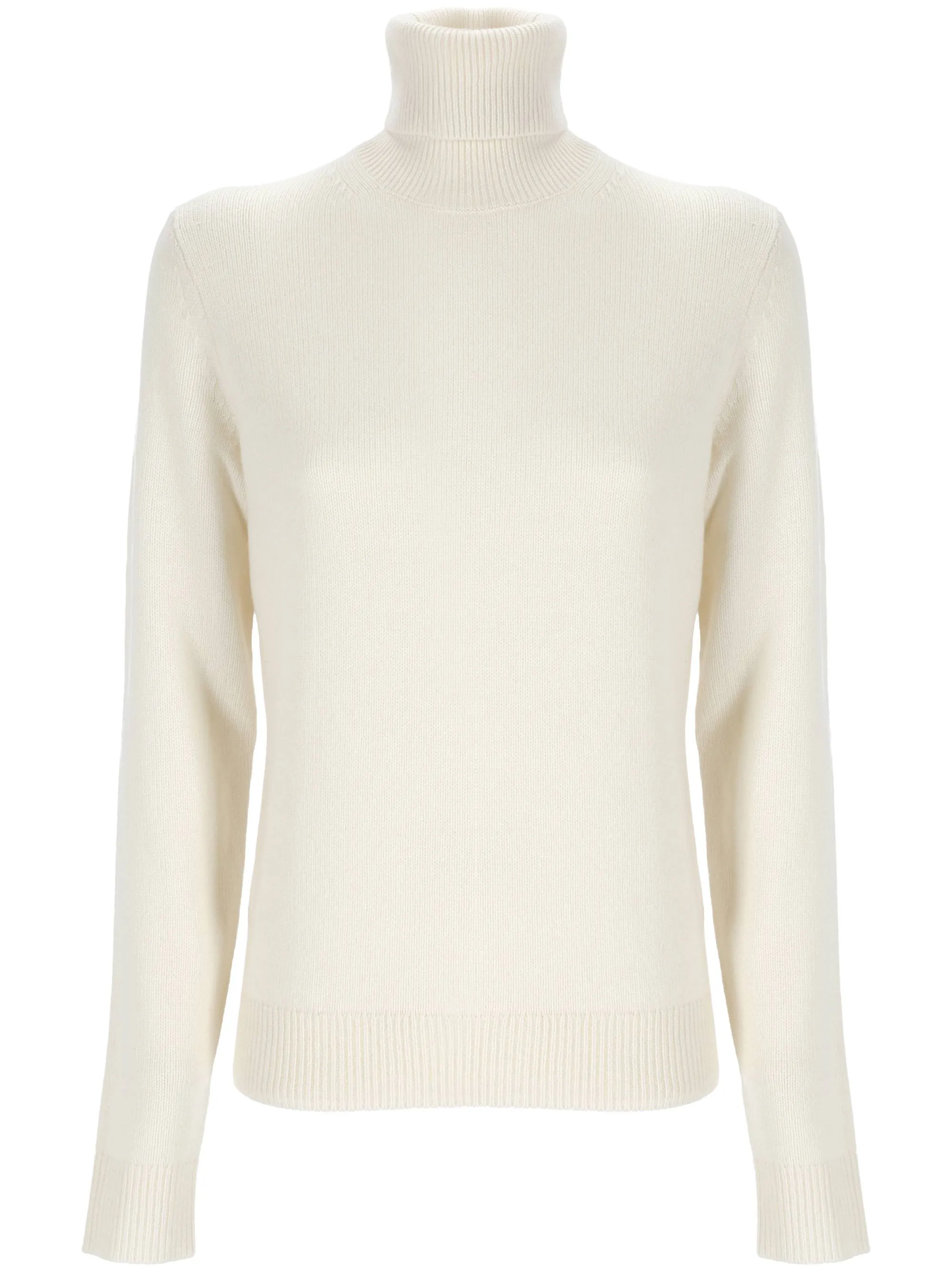 White Crewneck Sweater for Women