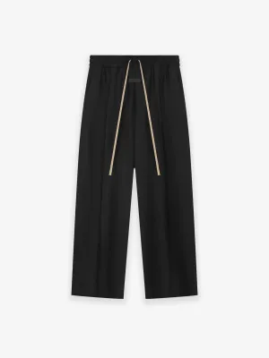 Wool Silk Wide Leg Pants