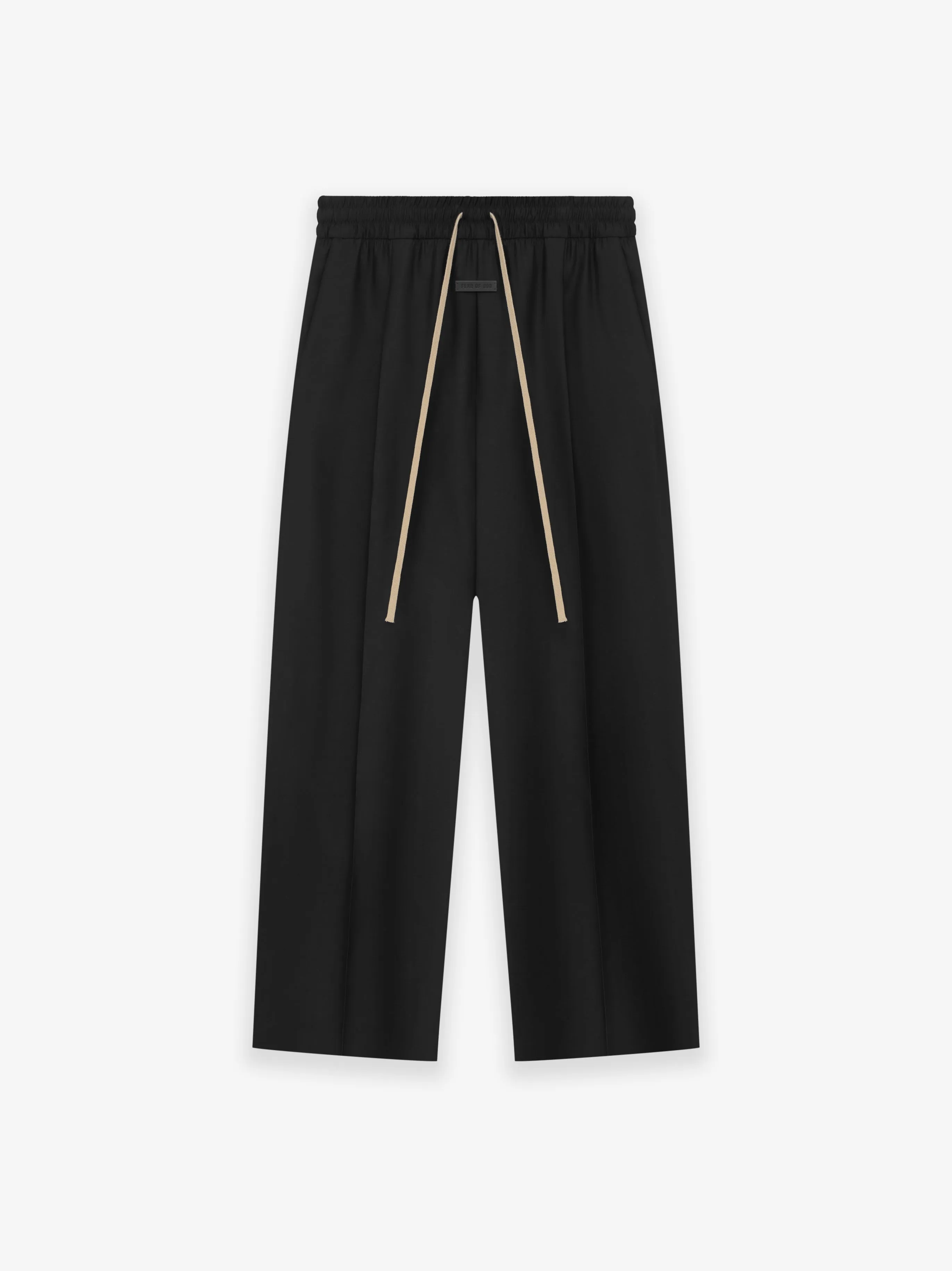 Wool Silk Wide Leg Pants